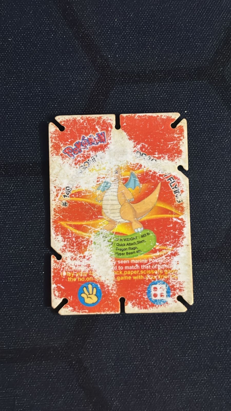 Dragonite Flip Card - Cheetos Pokemon Jenga Flip Card