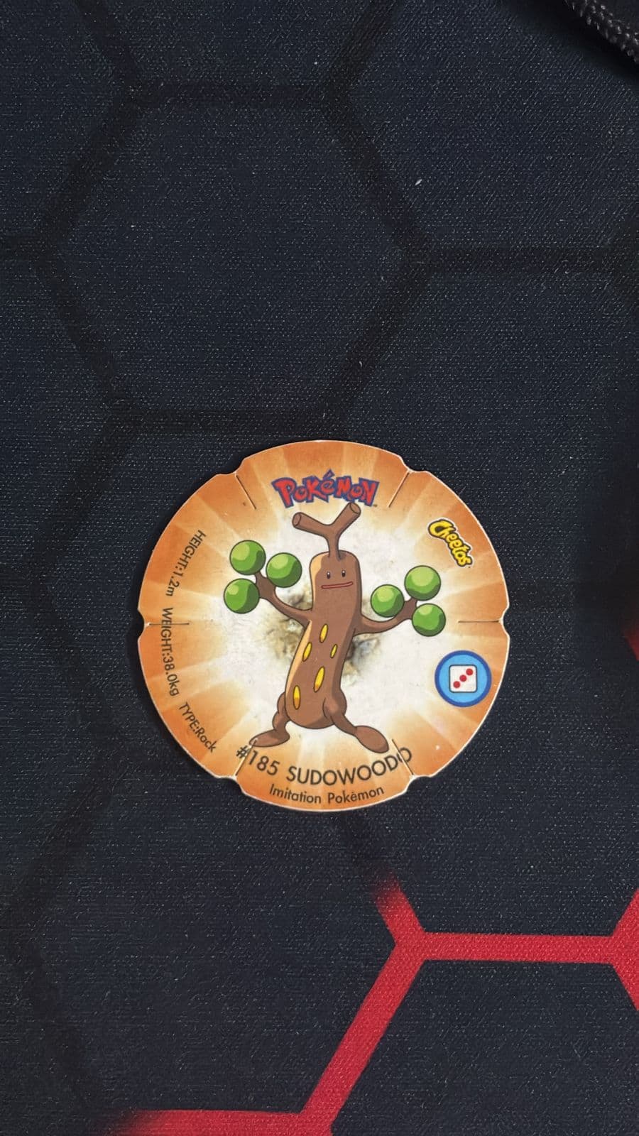Sudowoodo Round Tazo - Pokemon Tazos Round Tazo