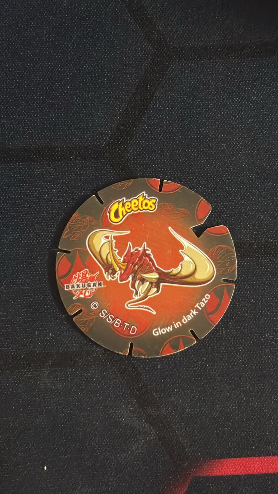 Opened Bakugan Disc - Dragonoid Variant 2 - Cheetos Promotion Collectible Disc