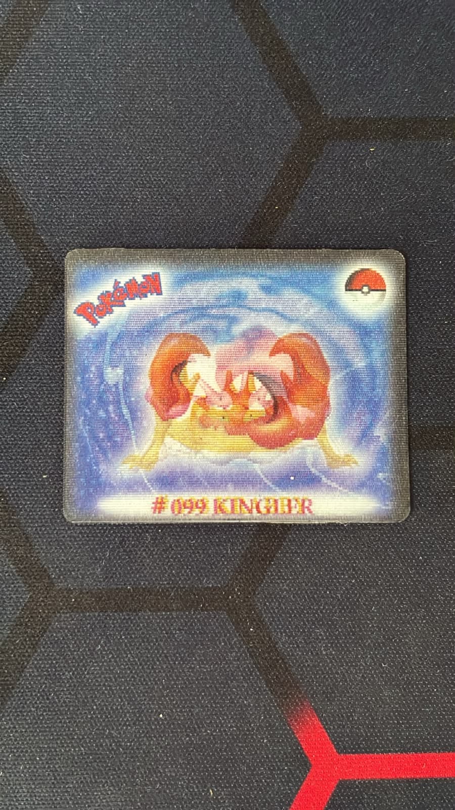 Kingler (#099) - Pokémon Cheetos Square 3D Card