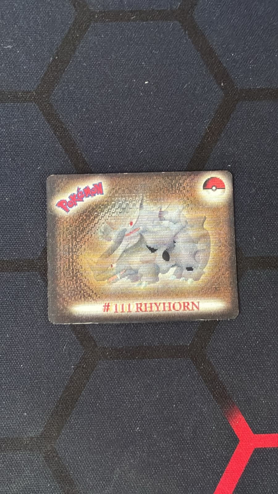 Rhyhorn (#111) - Pokémon Cheetos Square 3D Card