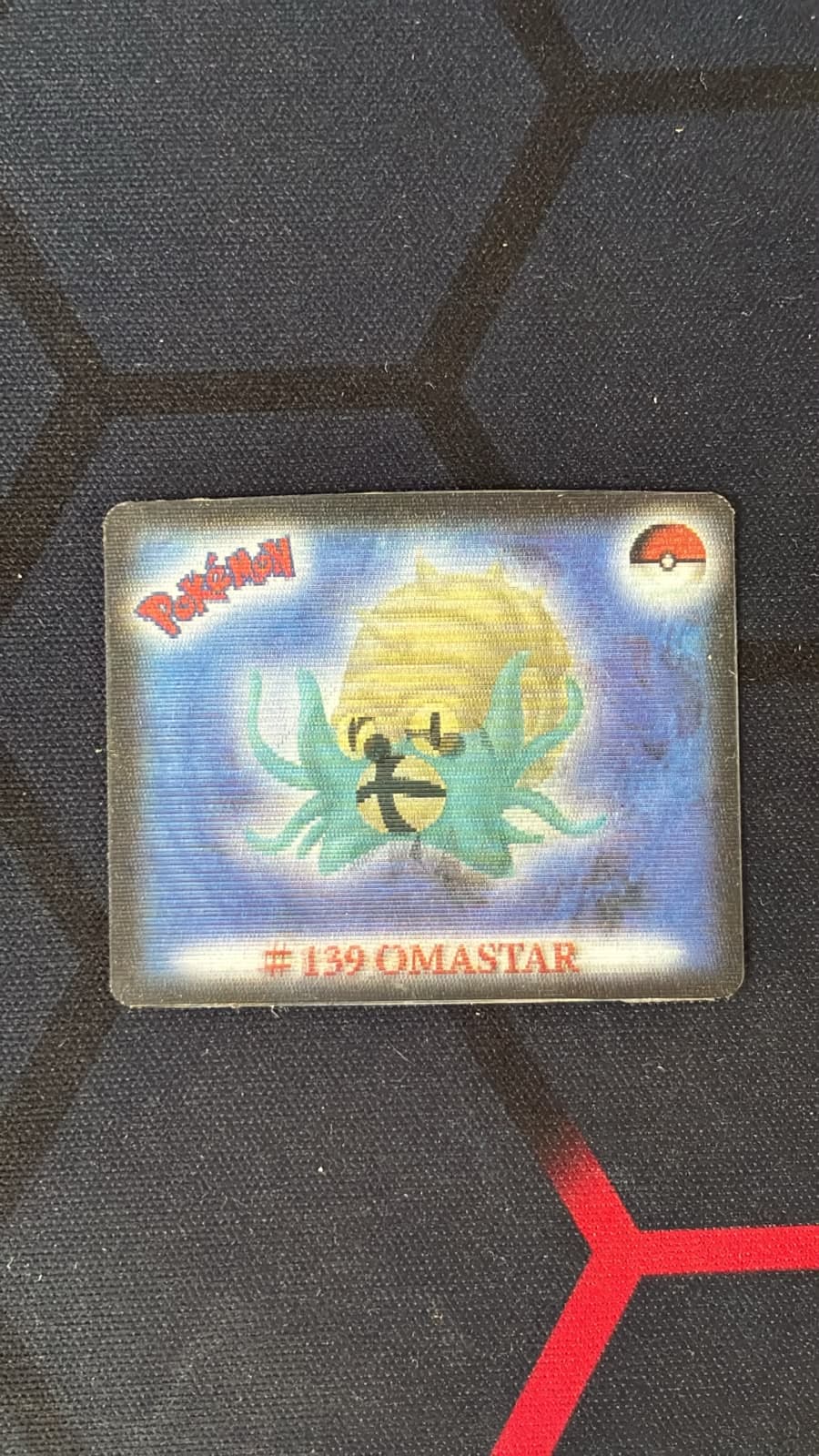 Omastar (#139) - Pokémon Cheetos Square 3D Card