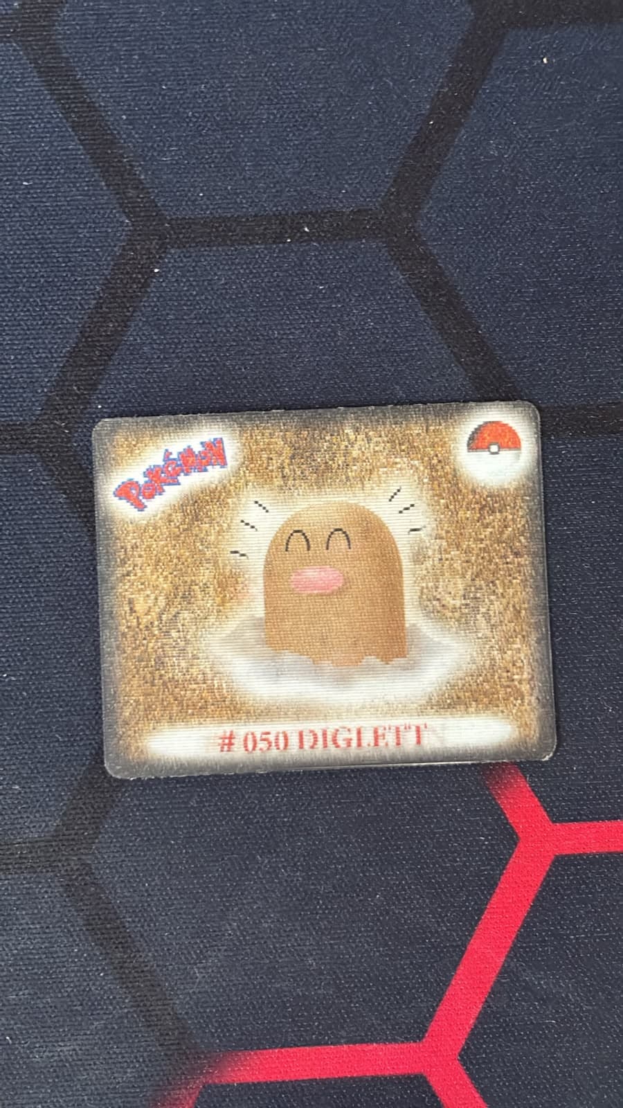 Diglett (#050) - Pokémon Cheetos Square 3D Card