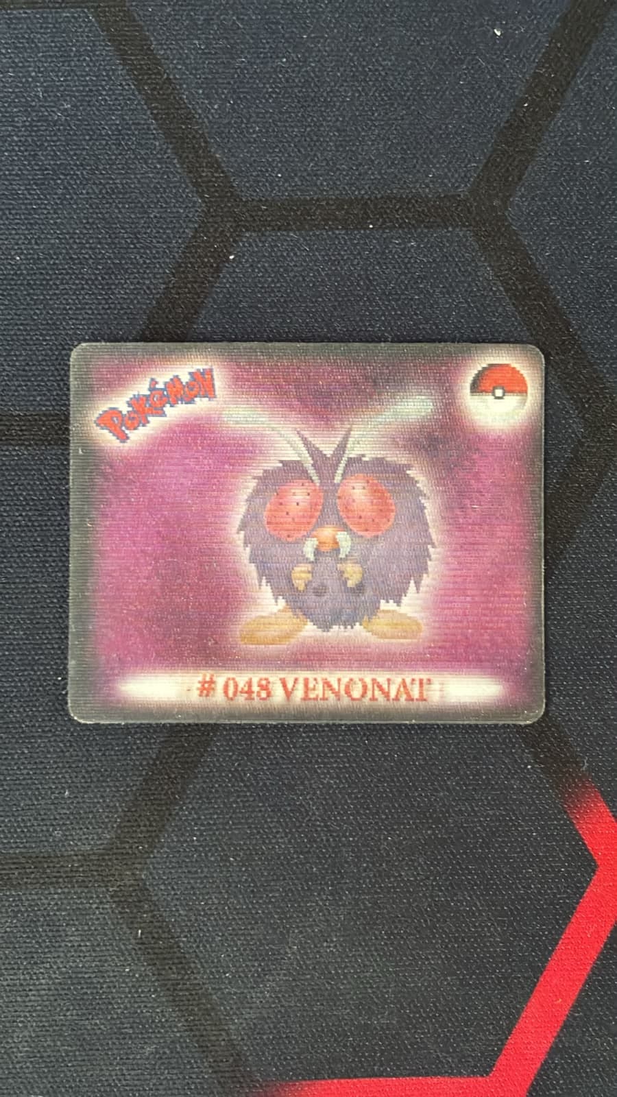 Venomoth (#049) - Pokémon Cheetos Square 3D Card